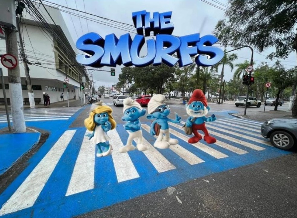 Faixas de pedestres pintadas de azul e branco em Rio Branco viram memes nas  redes sociais | Acre | G1