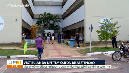 Vestibular da UFT teve menor abstenção em comparação à edição anterior