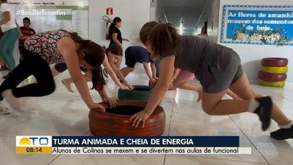 Aulas de funcional levam saúde e diversão para estudantes de Colinas do Tocantins