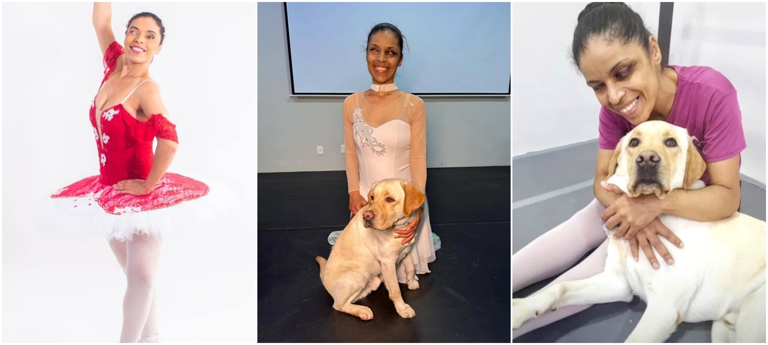 Da sala de aula à rua: cão-guia amplia autonomia de bailarina cega e vira companheiro inseparável em SP