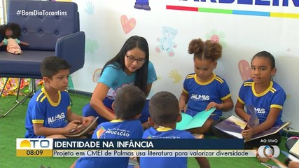 Projeto leva histórias de autoestima e diversidade para alunos de Palmas