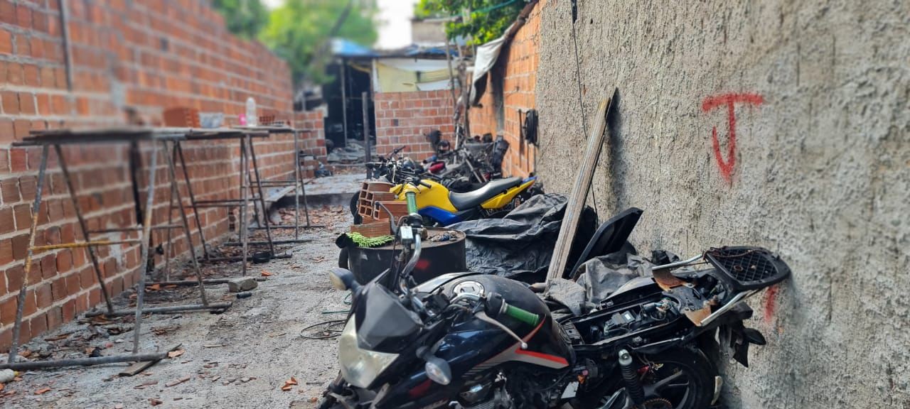 Operação desarticula quadrilha que roubava e desmontava motos em Maceió