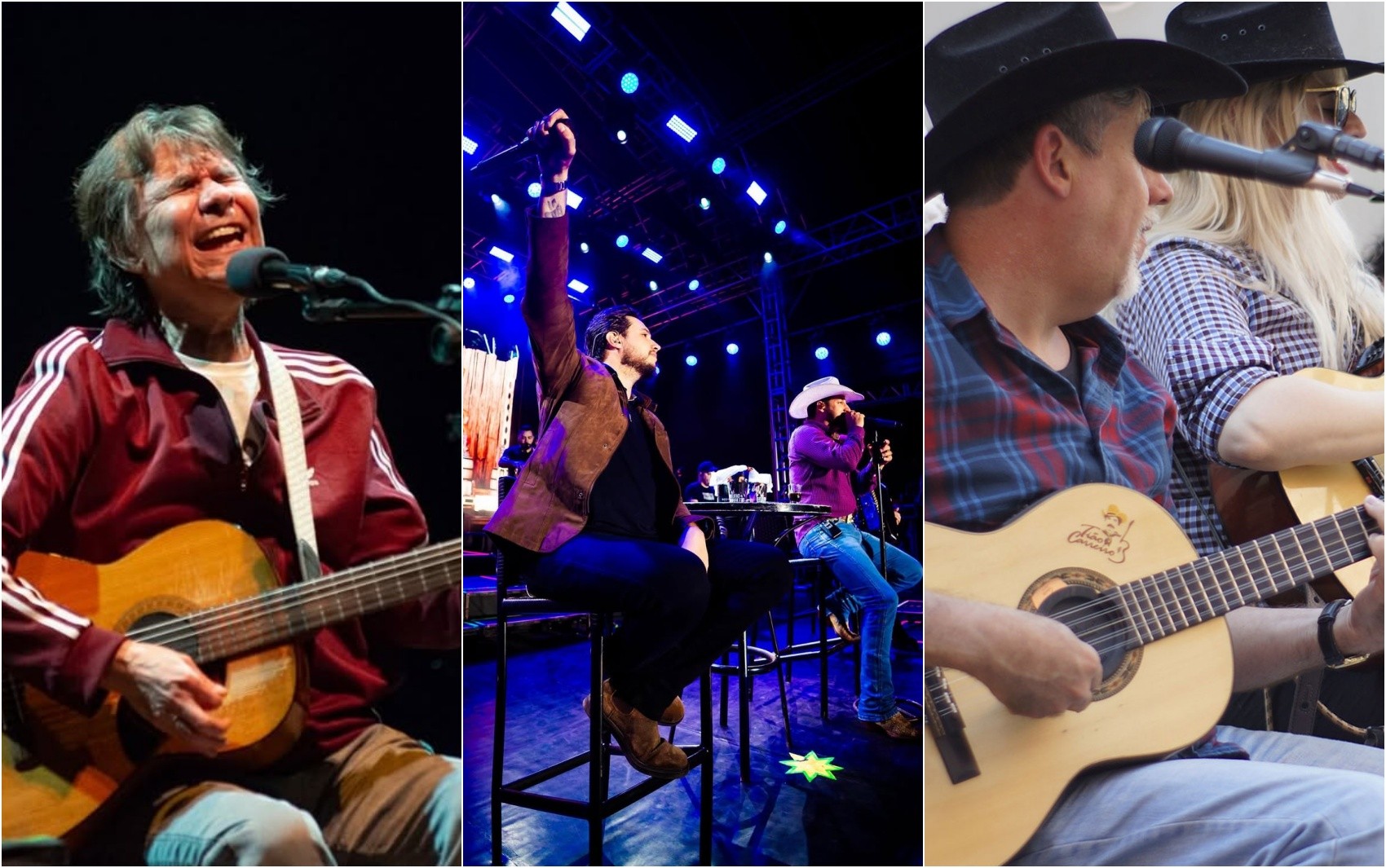 Sul de Minas tem fim de semana com shows gratuitos de Lô Borges, Bruno & Barreto e roda de viola