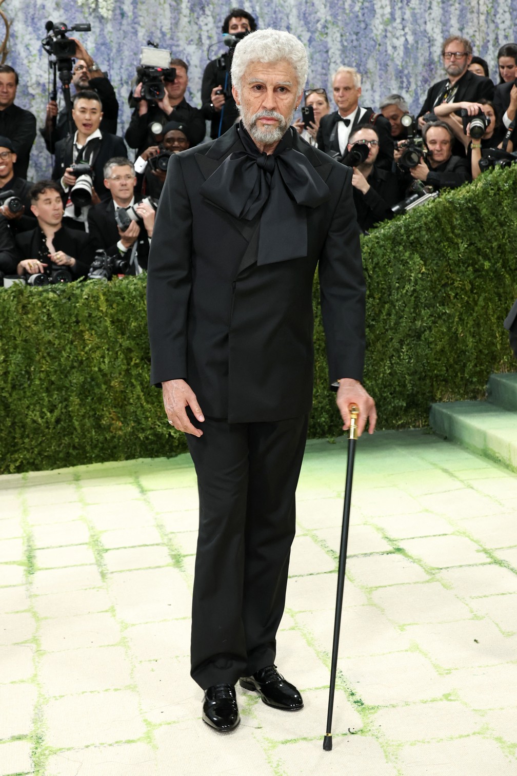 Bad Bunny no Met Gala 2026 — Foto: Julian Hamilton / GETTY IMAGES NORTH AMERICA / Getty Images via AFP