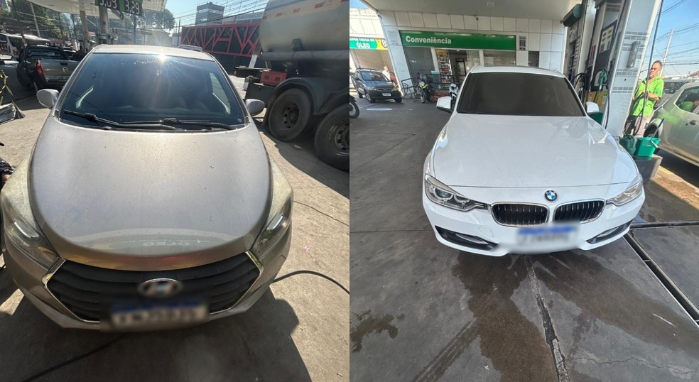 DIG de Avaré apreendeu carros com quadrilha suspeita de série de furtos a casas de luxo. — Foto: Divulgação/Polícia Civil