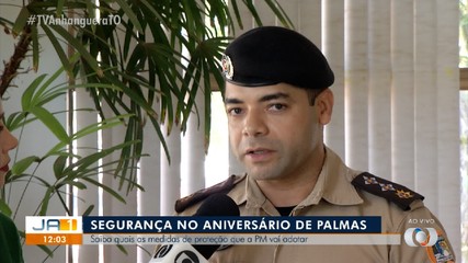 Saiba quais serão as medidas de segurança da PM para o aniversário de Palmas