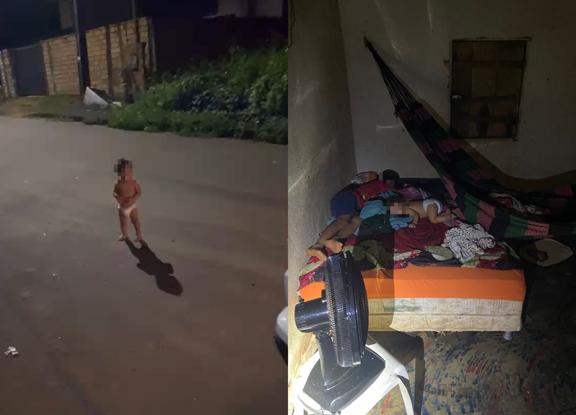 Quatro crianças são encontradas sozinhas durante a madrugada em Alto Alegre, no Norte de Roraima 