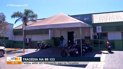 Feridos em acidente com ônibus de estudantes da UFPA recebem atendimentos no Tocantins