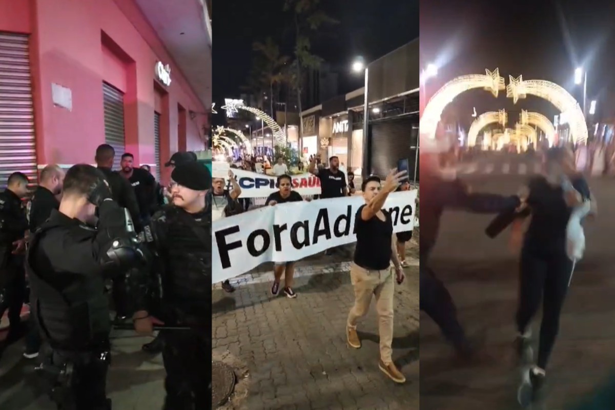 VÍDEO: protesto em Campo Grande termina com confusão, pessoas feridas e prisões