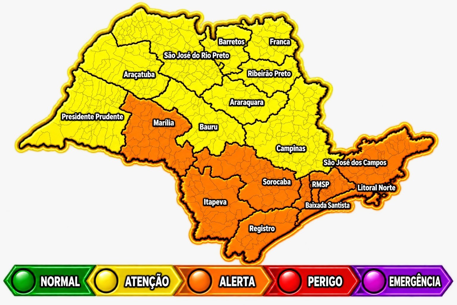 Chuva forte e risco de deslizamentos: alerta da Defesa Civil para o feriado em SP