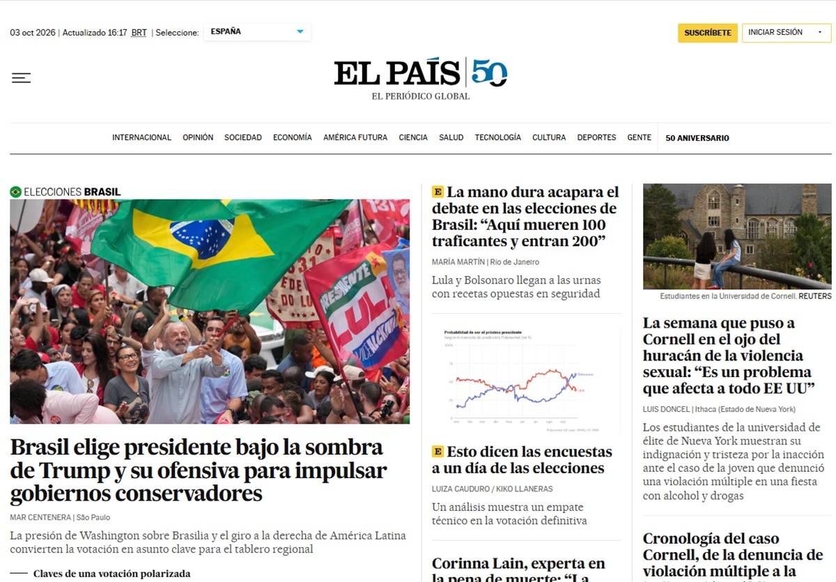 'Elefante na sala' e 'polêmicas em vez de propostas': como a imprensa internacional está noticiando as eleições no Brasil