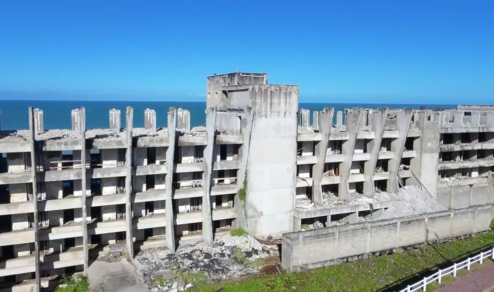 Hotel BRA, na Via Costeira, em Natal RN — Foto: Kleber Teixeira/Inter TV Cabugi