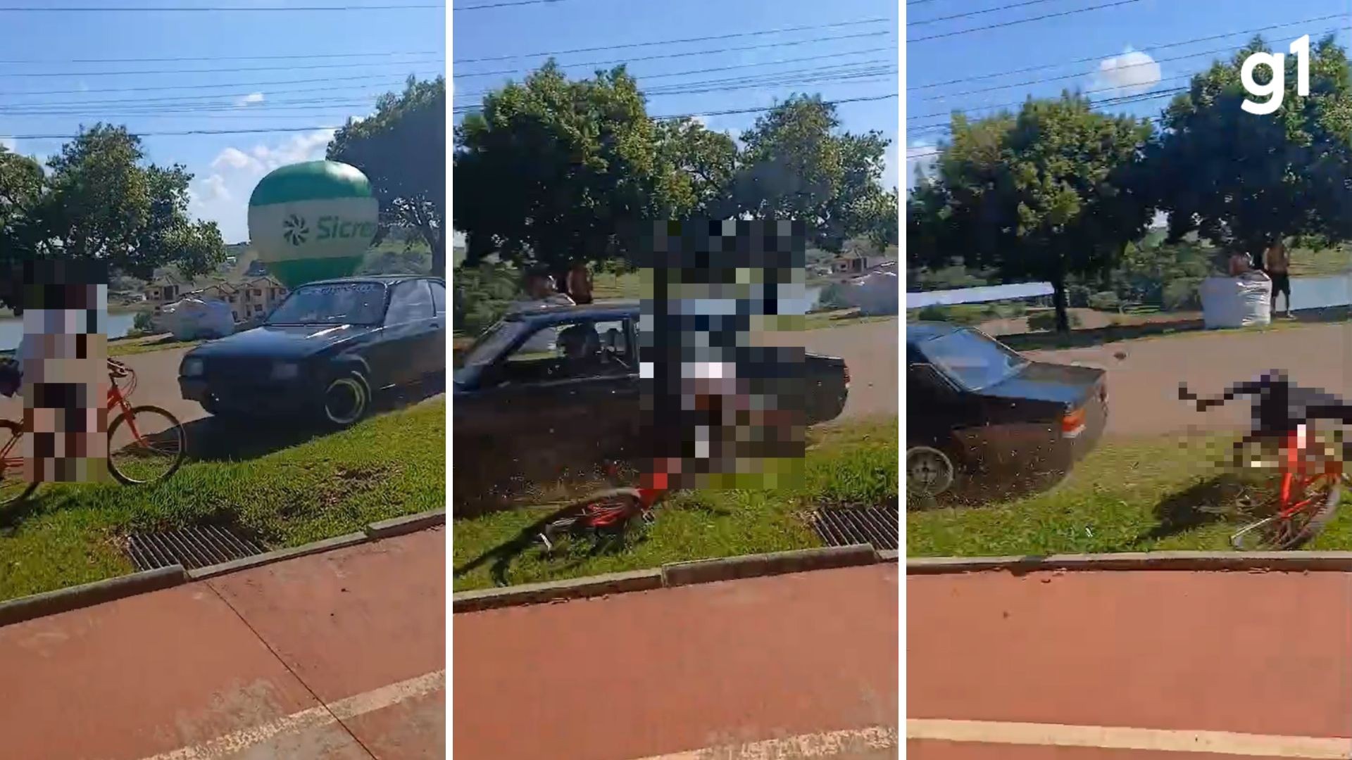 Mulher atropelada durante competição de corrida de carro tem perna amputada no RS, relata familiar; VÍDEO
