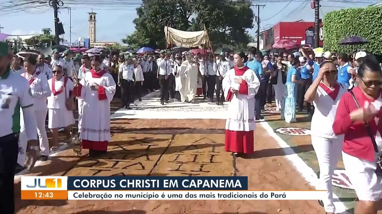 Corpus Christi: fiéis celebram com tapetes e procissões no Pará