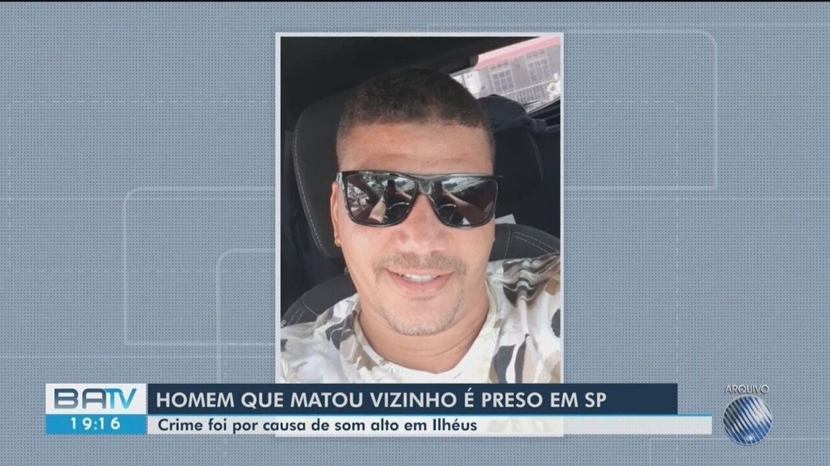 Suspeito de matar vizinho a facadas na Bahia é preso em São Paulo crime foi motivado por som