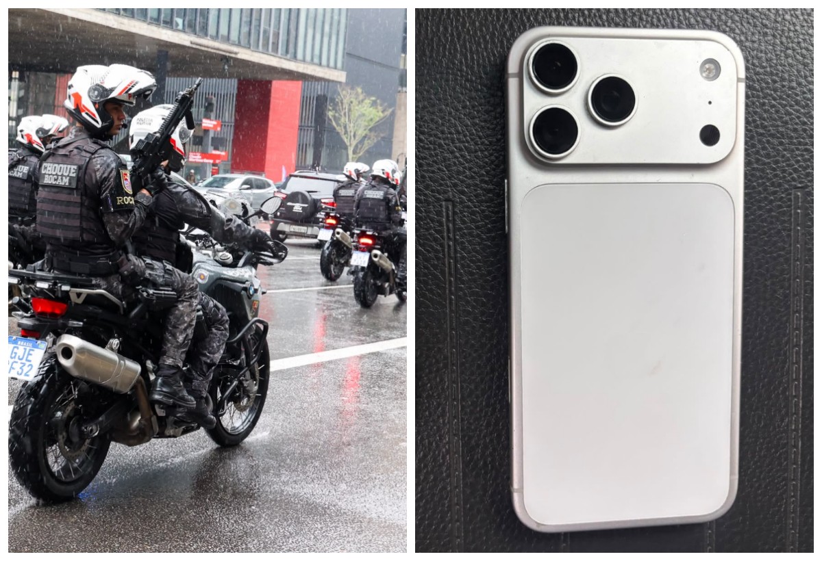 No 1° dia de operação, novo batalhão da PM de moto recupera 1 celular e prende suspeita de tentativa de homicídio no Centro de SP