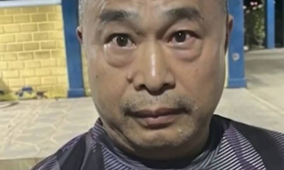 Chinês procurado pela Interpol por homicídio é preso na Bahia 16 anos após o crime — Foto: Reprodução/TV São Francisco