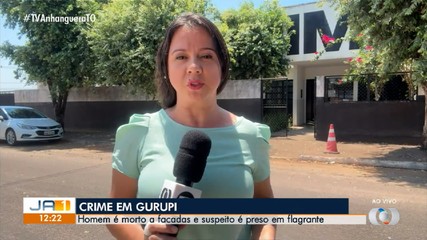 Homem é morto a facadas em avenida de Gurupi; suspeito é preso