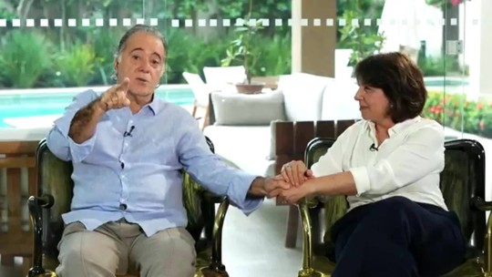 Tony Ramos se emociona ao falar sobre relação com esposa: 'eu e ela somos um corpo só'; veja vídeo - Programa: Fantástico 