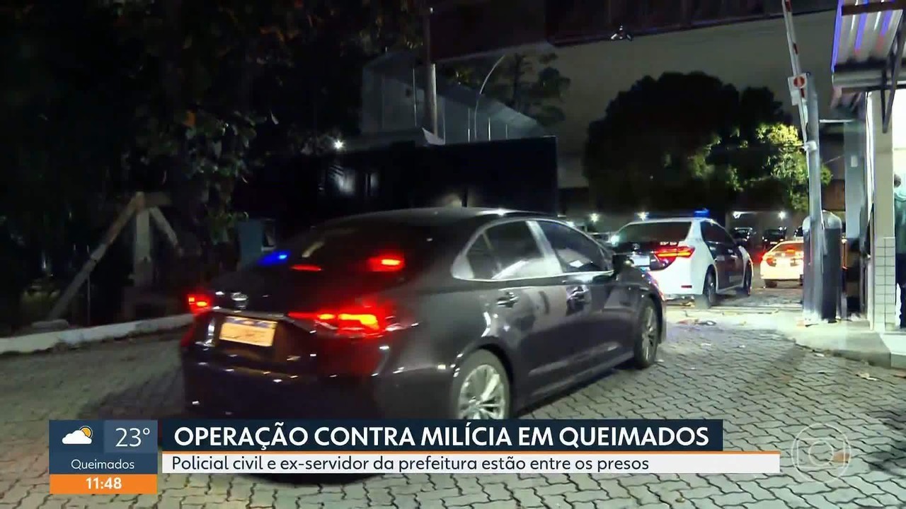 Operação contra milícia em Queimados tem 3 presos; um deles usava carro do Conselho Tutelar para levar criminosos