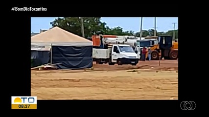 Prefeitura de Porto Nacional inicia a desocupação dos comerciantes da Praia de Luzimangues
