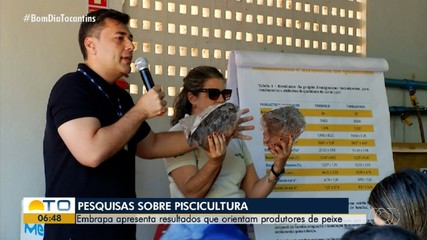 Embrapa apresenta resultados de pesquisas sobre piscicultura para produtores rurais