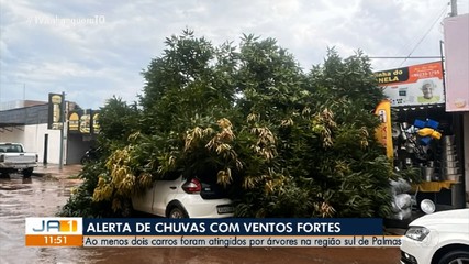 Moradores se assustam com ventania em Palmas