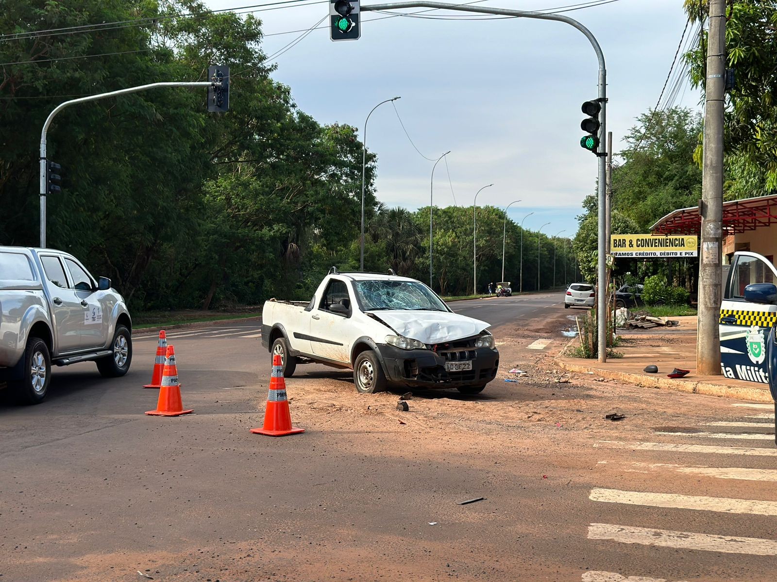 Bebê transportado em motocicleta morre em acidente de trânsito em Campo Grande