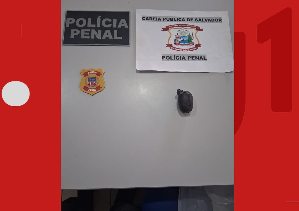 Durante a ação, foi identificada a presença de um corpo estranho na região íntima da mulher, que é companheira de um interno — Foto: Ascom/Seap