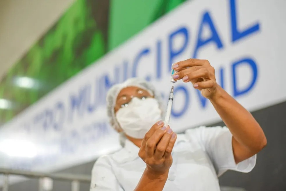 Vacina bivalente contra Covid-19 ficará disponível para público com 18 anos ou mais a partir de segunda em São Luís — Foto: Divulgação/Prefeitura de São Luís