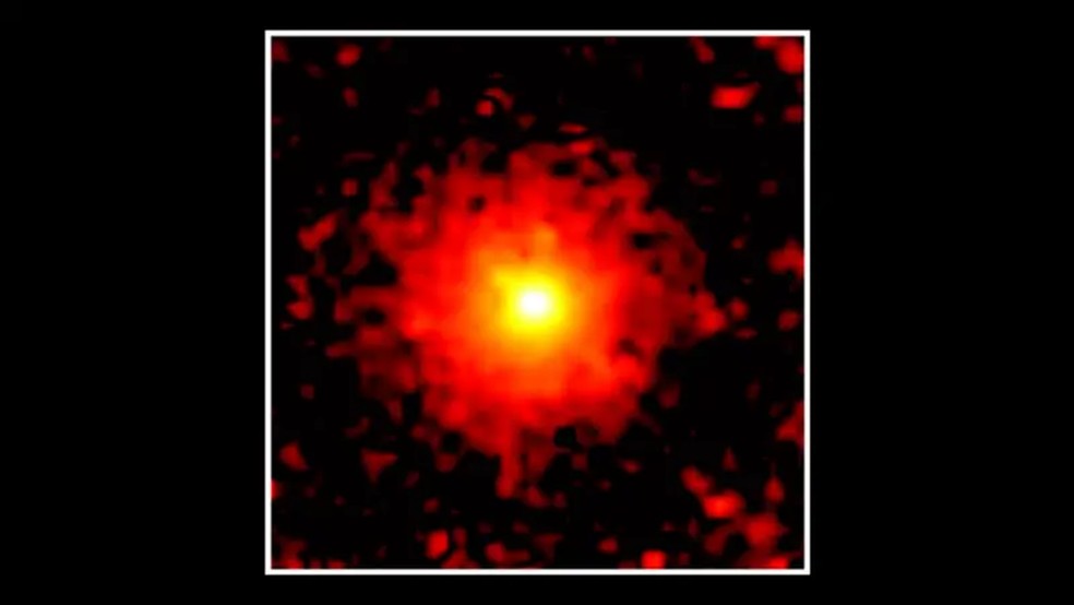 O Observatório SPHEREx da Nasa, que analisa o céu com luz óptica e quase infravermelho, mediu os níveis de dióxido de carbono e água congelada do cometa 3I/Atlas — Foto: Nasa/SPHEREx