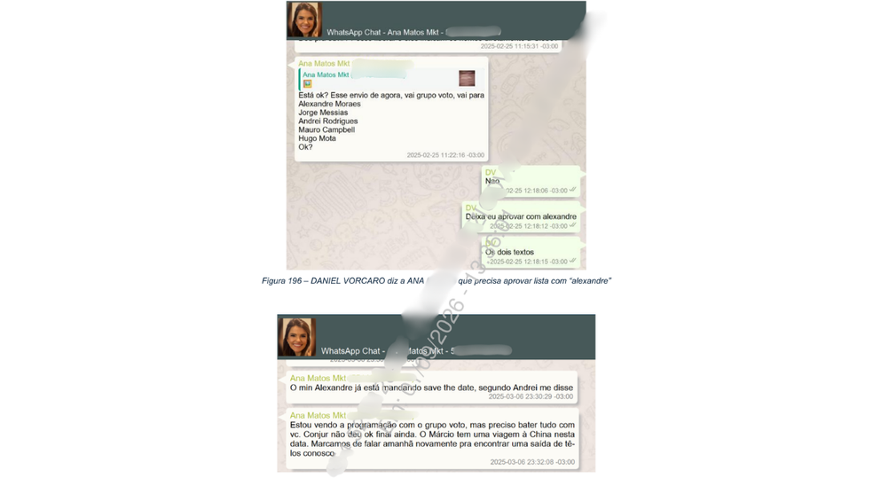 Inqu&eacute;rito aponta que Moraes vetou participa&ccedil;&otilde;es em eventos em Londres organizados pelo Master. &mdash; Foto: Reprodu&ccedil;&atilde;o