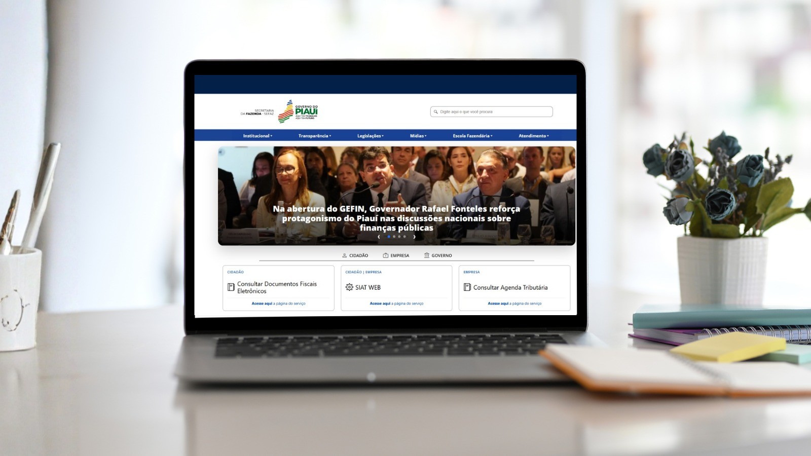 Sefaz-PI lança portal mais intuitivo e amplia acesso do cidadão a serviços digitais