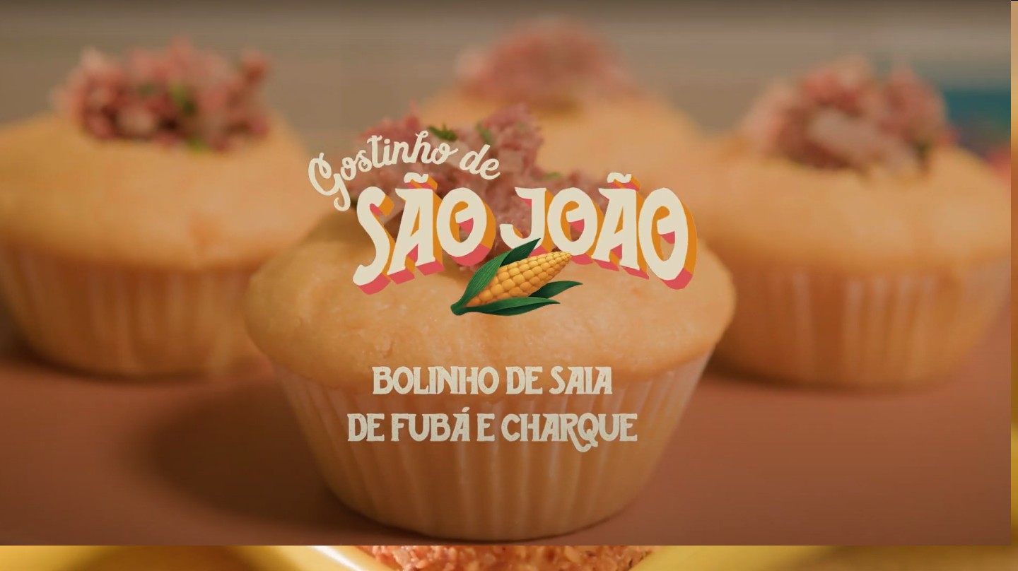 Gostinho de São João: aprenda a fazer bolinho de saia de fubá com charque