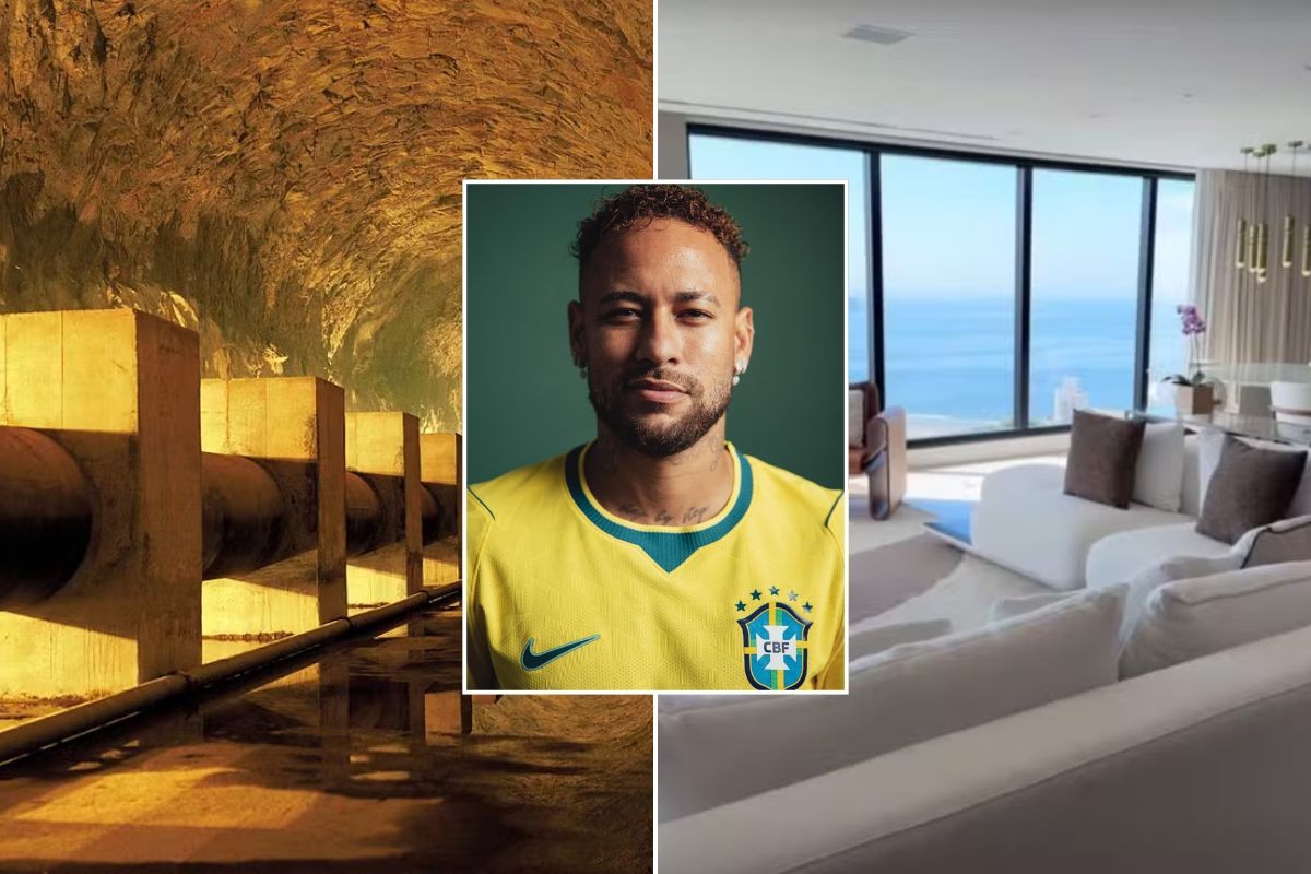 Neymar mora em um dos morros onde foi escavado o maior reservatório de água da América Latina 