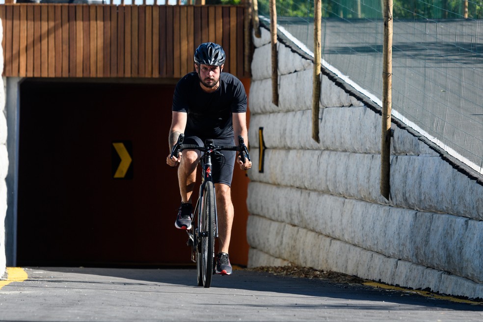 A Pista de Ciclismo Aret foi projetada por Walter Tuche  Foto: Divulgao