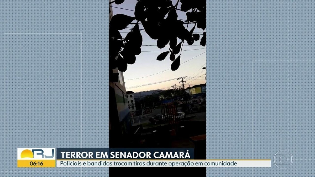 Tiros voltam a paralisar trens em Senador Camará, Zona Oeste do Rio Rio de Janeiro G1