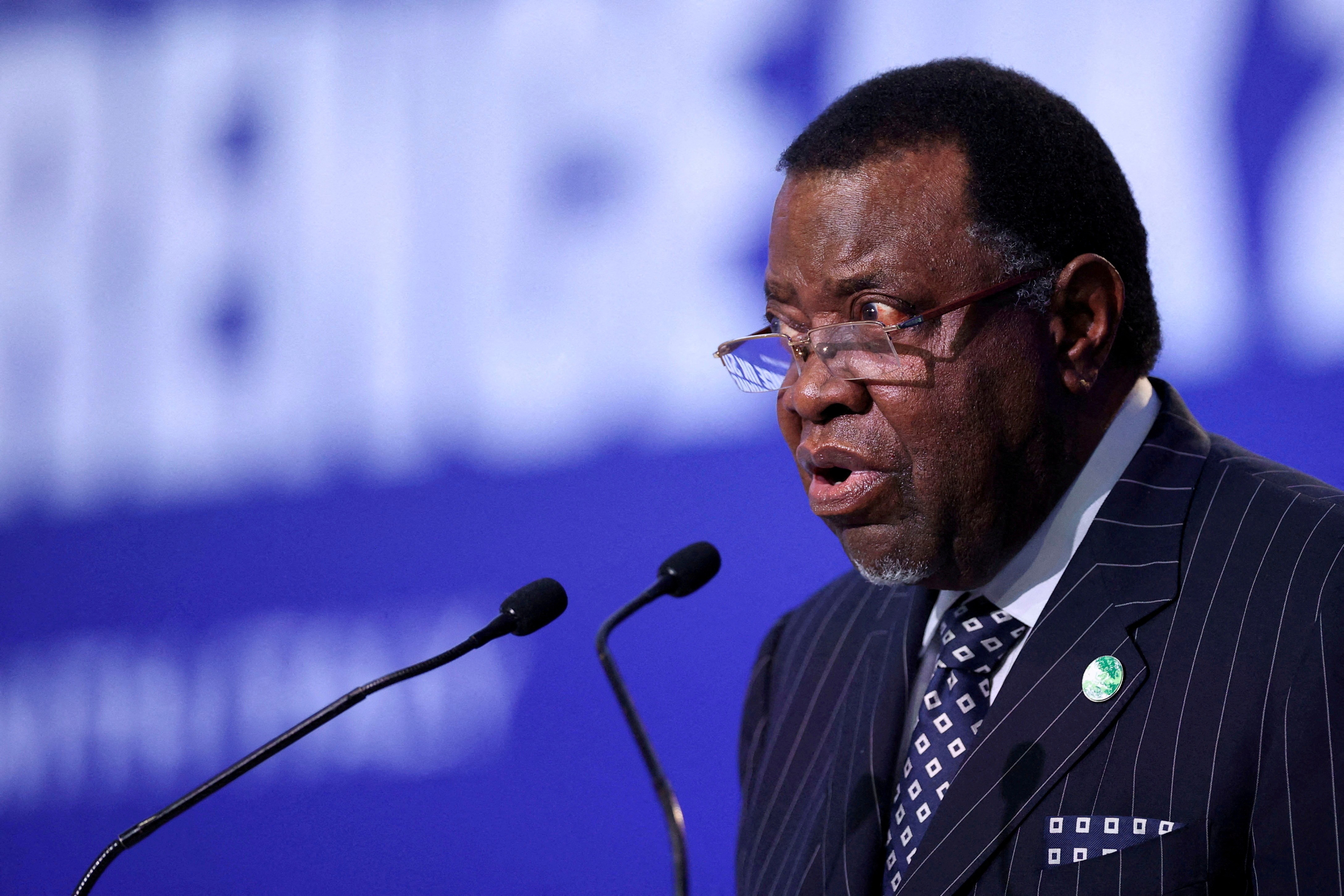 Morre Hage Geingob, presidente da Namíbia