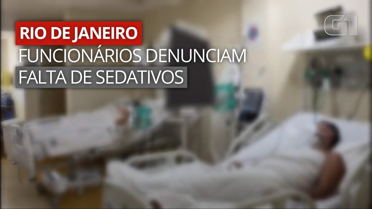 Sem sedativo, pacientes intubados no Rio ficam acordados e amarrados ao ...