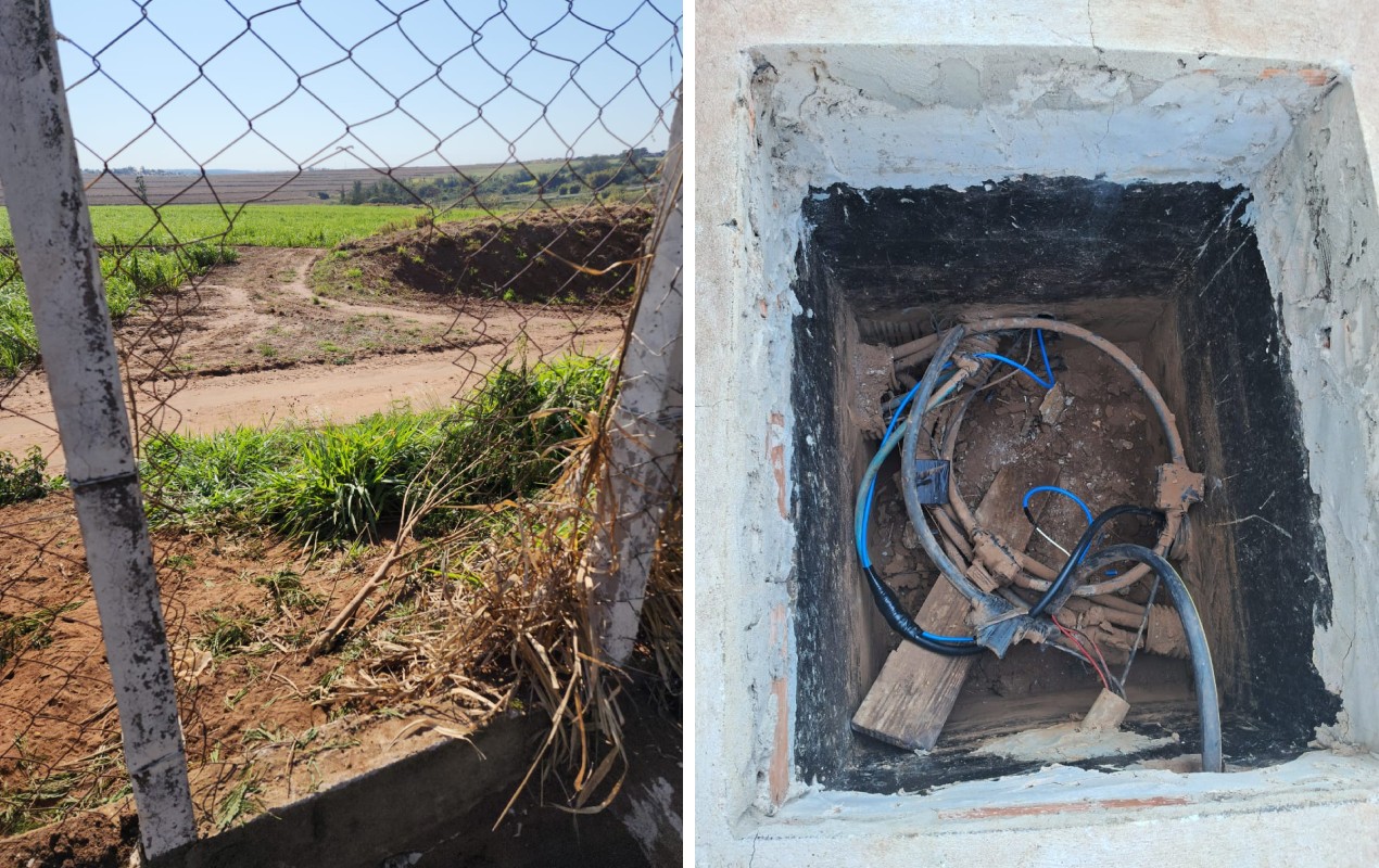 VÍDEO: câmeras de segurança flagram furto de 1 km de fios de cobre em empresa de Ourinhos