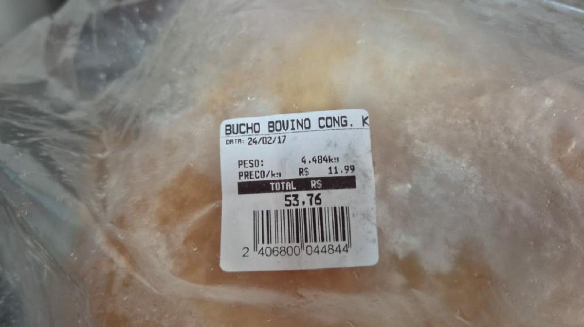 Bucho bovino vencido desde 2017 e quase 8 toneladas de comida: operação apreende alimentos impróprios na Serra do RS