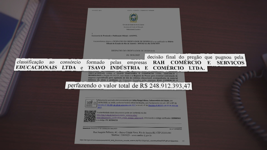 Governo do RJ assina contrato de R$ 250 milhões com empresa investigada - Foto: (Reprodução/TV Globo)