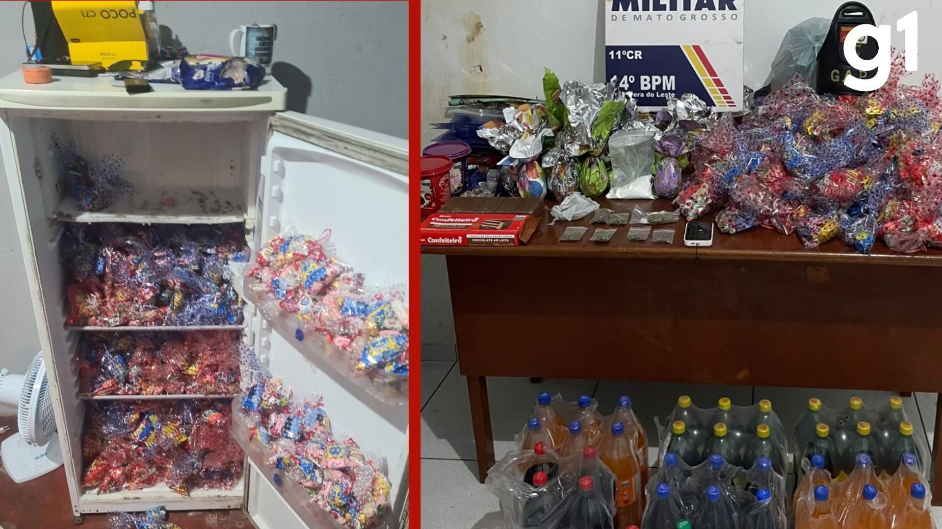 Cinco pessoas são detidas suspeitas de produzirem ovos de páscoa para promover facção entre crianças em MT