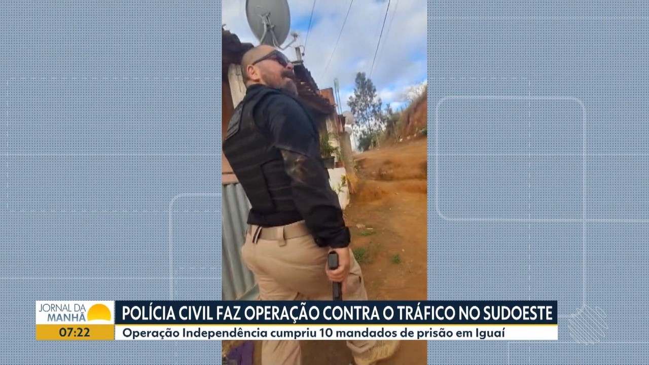 Sete pessoas são presas em operação contra tráfico de drogas na Bahia; um dos suspeitos foi baleado