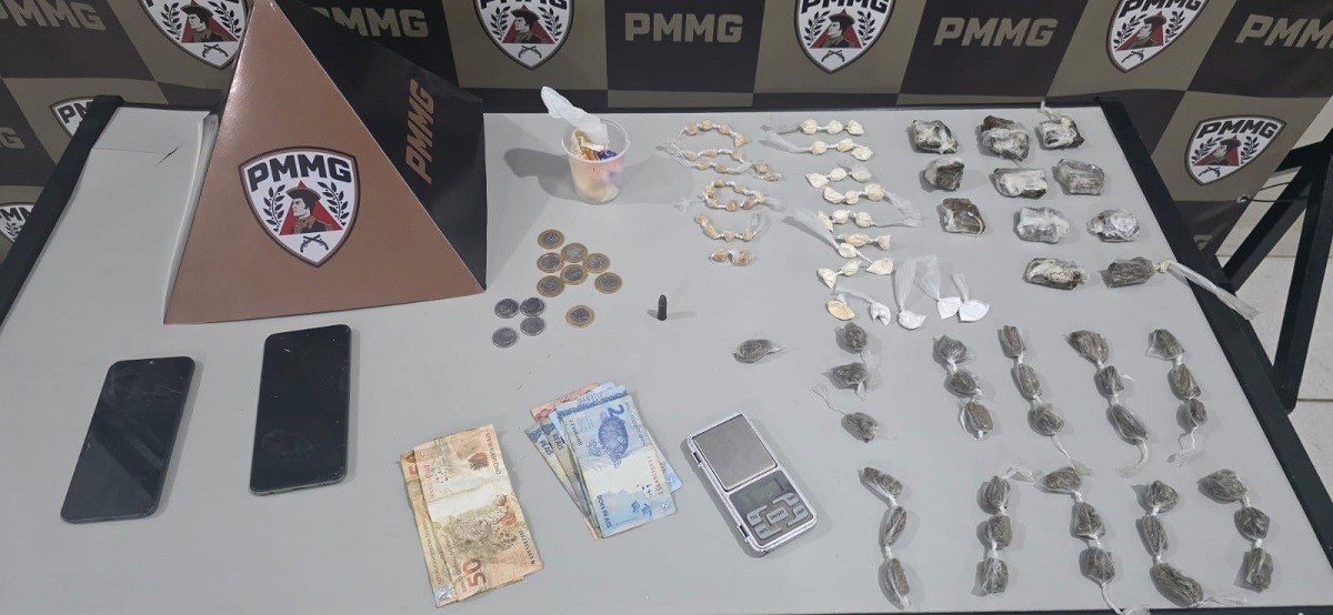 Homem é preso com cocaína escondida dentro de máquina de lavar em Muriaé; VÍDEO