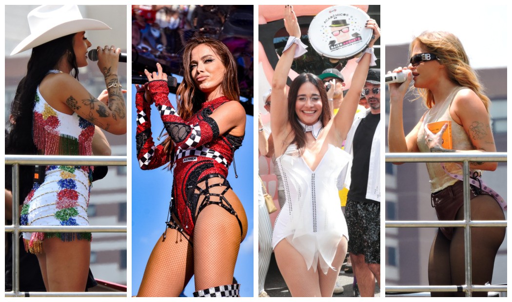 Ana Castela, Luísa Sonza, Anitta e Alessandra Negrini brilham no 1° fim de semana de pré-carnaval de São Paulo