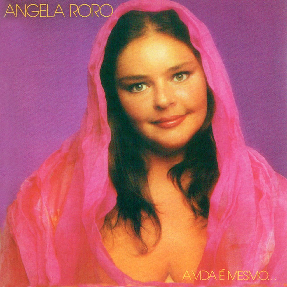 Capa do álbum 'A vida é mesmo assim', de Angela Ro Ro — Foto: Frederico Mendes