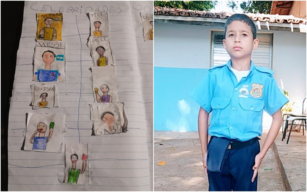 Menino de 11 anos de Campo Grande tira figurinha rara do craque