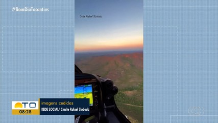 Piloto de helicóptero mostra as belezas do estado com imagens aéreas da Serra da Cangalha