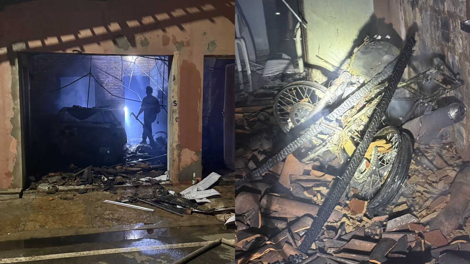 Homem morre carbonizado após incêndio atingir casa no Norte do Piauí